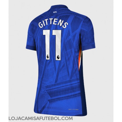 Camisa de Futebol Chelsea Jamie Gittens #11 Equipamento Principal Mulheres 2025-26 Manga Curta